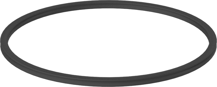 X Profilli Yağa Dayanıklı Buna-N O-Ring, 3/16 Kesirli Genişlik, Dash Numarası 360