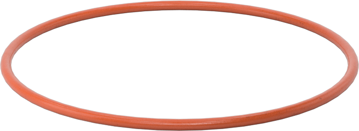 Yüksek Sıcaklık Silikon O-Ring, 1/16 Kesirli Genişlik, Dash Numarası 035