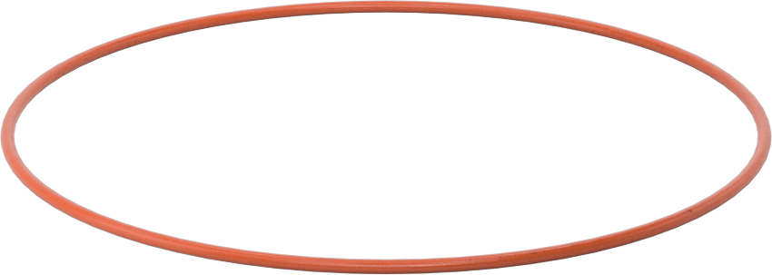 Yüksek Sıcaklık Silikon O-Ring, 1/16 Kesirli Genişlik, Dash Numarası 045