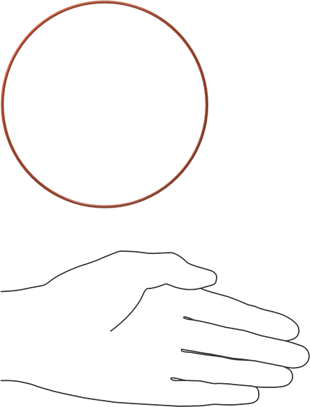 Yüksek Sıcaklık Silikon O-Ring, 1/16 Kesirli Genişlik, Dash Numarası 048