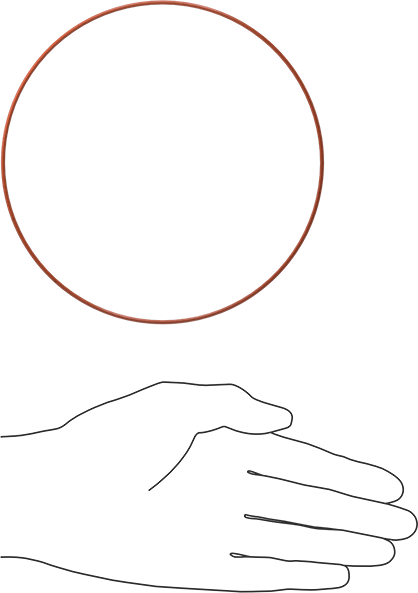 Yüksek Sıcaklık Silikon O-Ring, 1/16 Kesirli Genişlik, Dash Numarası 051