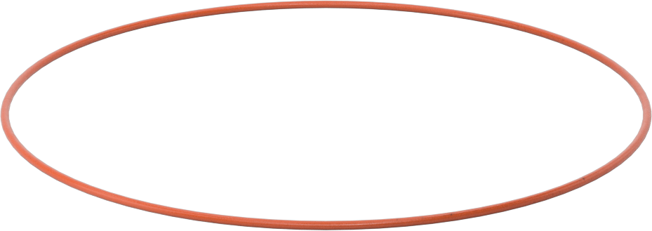 Yüksek Sıcaklık Silikon O-Ring, 1/16 Kesirli Genişlik, Dash Numarası 051