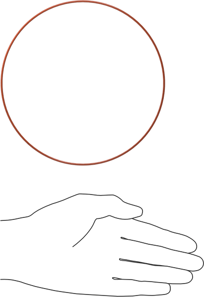 Yüksek Sıcaklık Silikon O-Ring, 1/16 Kesirli Genişlik, Dash Numarası 052