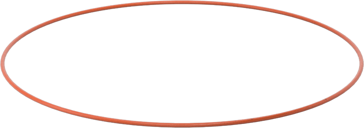 Yüksek Sıcaklık Silikon O-Ring, 1/16 Kesirli Genişlik, Dash Numarası 054