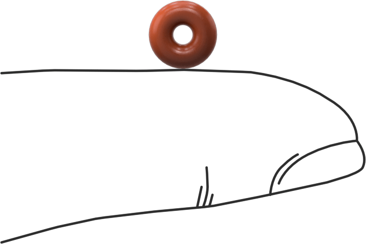 Yüksek Sıcaklık Silikon O-Ring, 3/32 Kesirli Genişlik, Dash Numarası 103