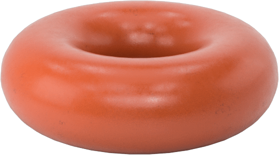 Yüksek Sıcaklık Silikon O-Ring, 3/32 Kesirli Genişlik, Dash Numarası 104