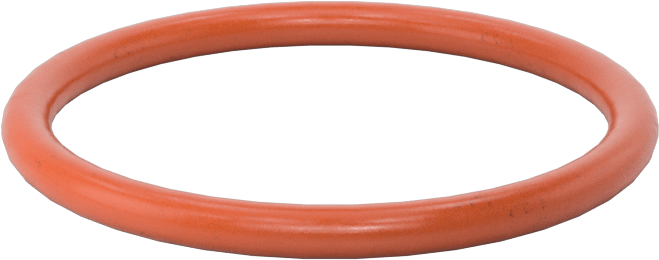 Yüksek Sıcaklık Silikon O-Ring, 3/32 Kesirli Genişlik, Dash Numarası 123