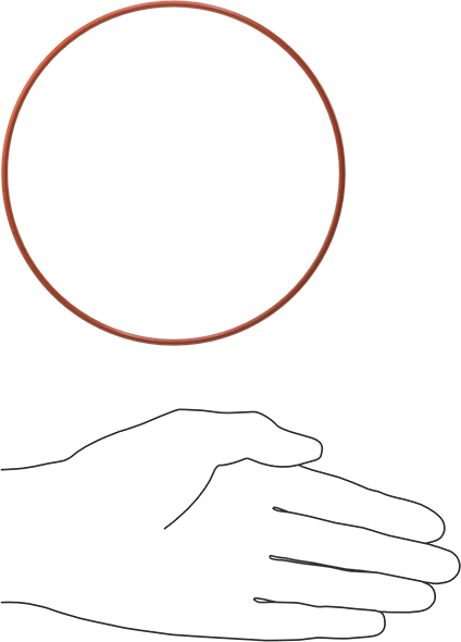 Yüksek Sıcaklık Silikon O-Ring, 3/32 Kesirli Genişlik, Dash Numarası 160