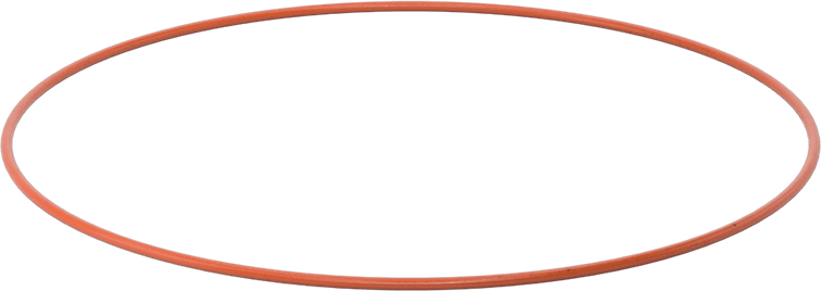 Yüksek Sıcaklık Silikon O-Ring, 3/32 Kesirli Genişlik, Dash Numarası 168