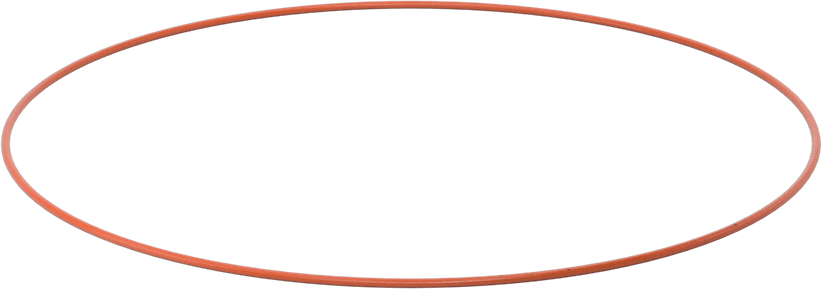 Yüksek Sıcaklık Silikon O-Ring, 3/32 Kesirli Genişlik, Dash Numarası 178