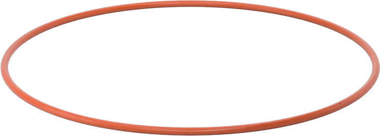 Yüksek Sıcaklık Silikon O-Ring, 1/8 Kesirli Genişlik, Dash Numarası 262