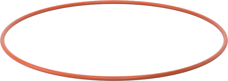 Yüksek Sıcaklık Silikon O-Ring, 1/8 Kesirli Genişlik, Dash Numarası 264