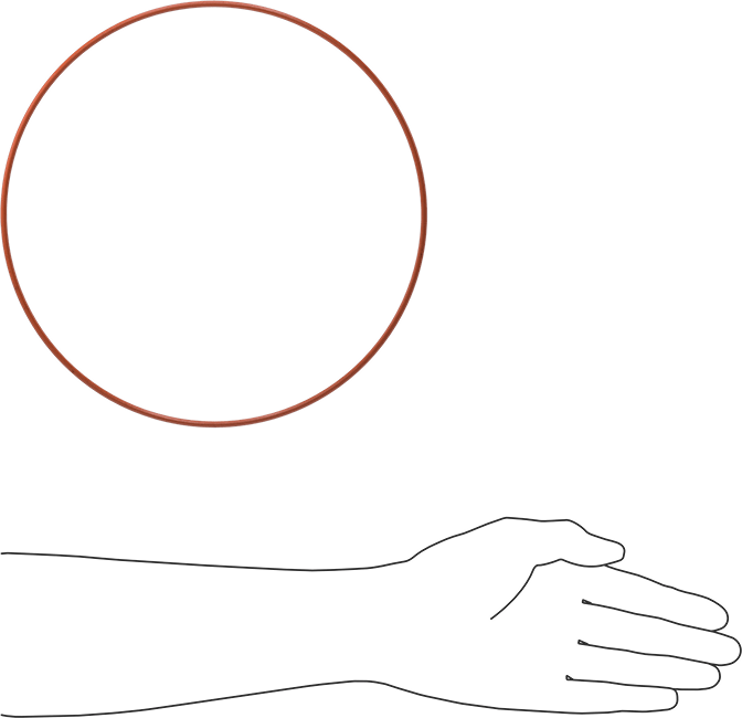 Yüksek Sıcaklık Silikon O-Ring, 1/8 Kesirli Genişlik, Dash Numarası 271