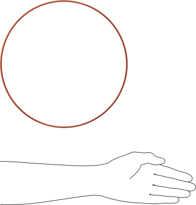 Yüksek Sıcaklık Silikon O-Ring, 1/8 Kesirli Genişlik, Dash Numarası 275