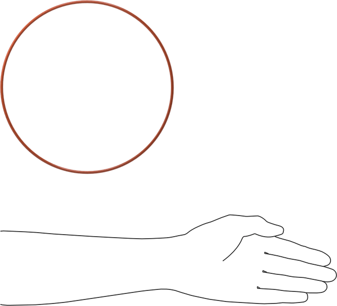 Yüksek Sıcaklık Silikon O-Ring, 1/8 Kesirli Genişlik, Dash Numarası 267