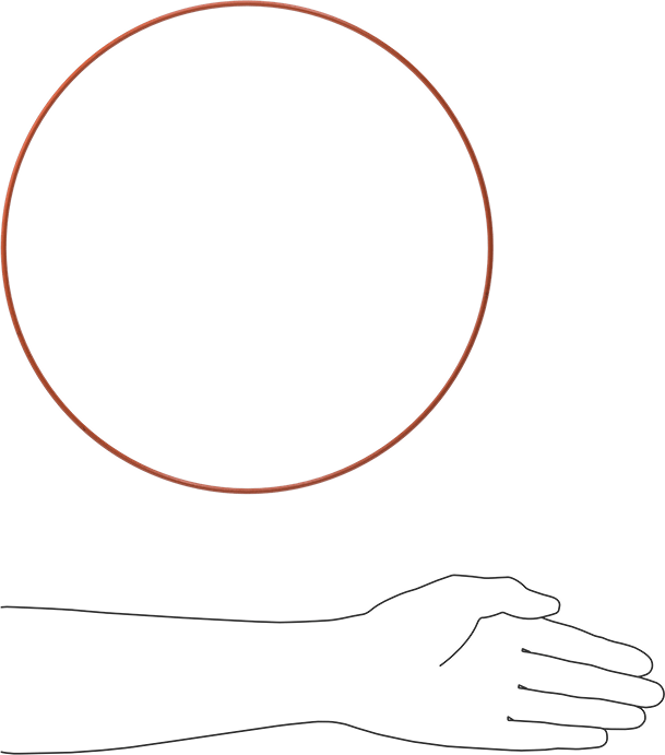 Yüksek Sıcaklık Silikon O-Ring, 1/8 Kesirli Genişlik, Dash Numarası 278