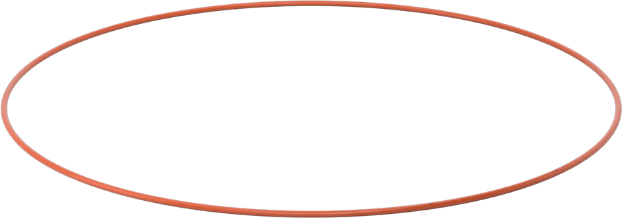 Yüksek Sıcaklık Silikon O-Ring, 1/8 Kesirli Genişlik, Dash Numarası 280