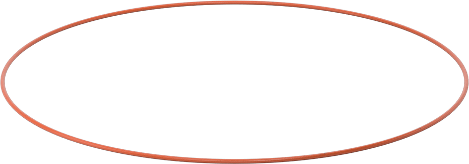 Yüksek Sıcaklık Silikon O-Ring, 1/8 Kesirli Genişlik, Dash Numarası 281