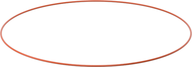 Yüksek Sıcaklık Silikon O-Ring, 1/8 Kesirli Genişlik, Dash Numarası 282