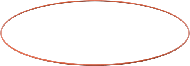 Yüksek Sıcaklık Silikon O-Ring, 1/8 Kesirli Genişlik, Dash Numarası 283