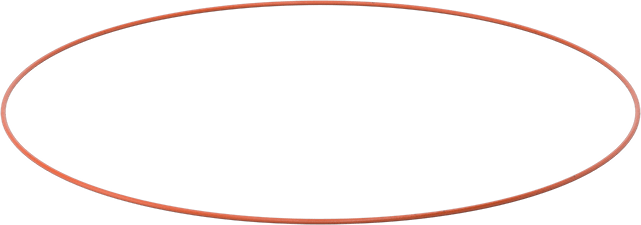 Yüksek Sıcaklık Silikon O-Ring, 1/8 Kesirli Genişlik, Dash Numarası 284