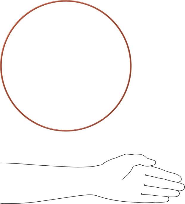 Yüksek Sıcaklık Silikon O-Ring, 1/8 Kesirli Genişlik, Dash Numarası 277