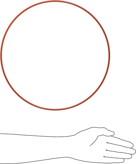 Yüksek Sıcaklık Silikon O-Ring, 3/16 Kesirli Genişlik, Dash Numarası 382