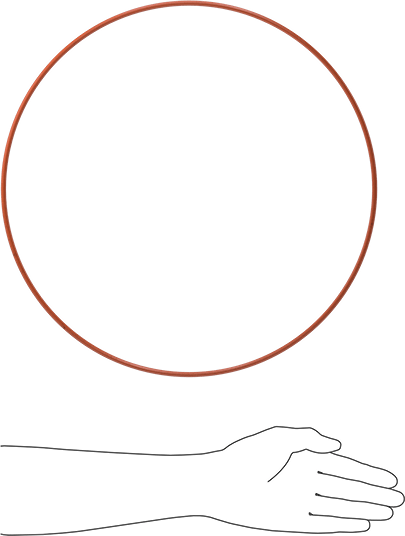 Yüksek Sıcaklık Silikon O-Ring, 3/16 Kesirli Genişlik, Dash Numarası 384