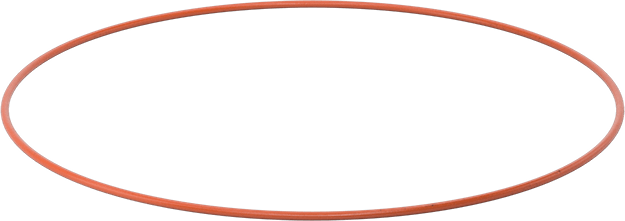 Yüksek Sıcaklık Silikon O-Ring, 3/16 Kesirli Genişlik, Dash Numarası 385