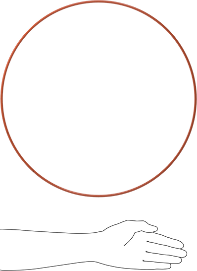 Yüksek Sıcaklık Silikon O-Ring, 3/16 Kesirli Genişlik, Dash Numarası 386