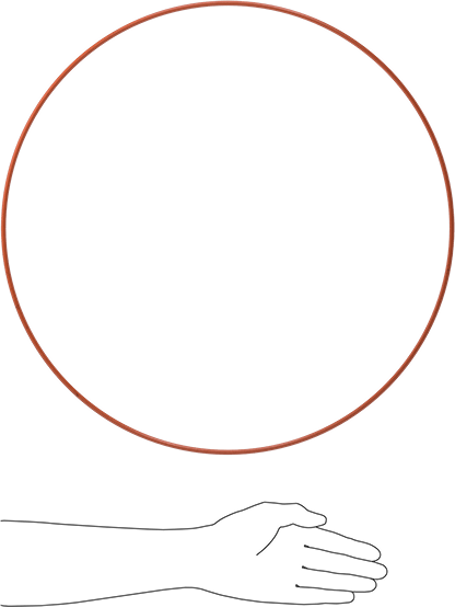 Yüksek Sıcaklık Silikon O-Ring, 3/16 Kesirli Genişlik, Dash Numarası 388