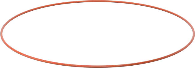 Yüksek Sıcaklık Silikon O-Ring, 3/16 Kesirli Genişlik, Dash Numarası 388