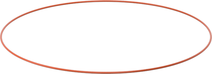 Yüksek Sıcaklık Silikon O-Ring, 3/16 Kesirli Genişlik, Dash Numarası 393