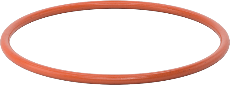 Yüksek Sıcaklık Silikon O-Ring, 1/4 Kesirli Genişlik, Dash Numarası 438