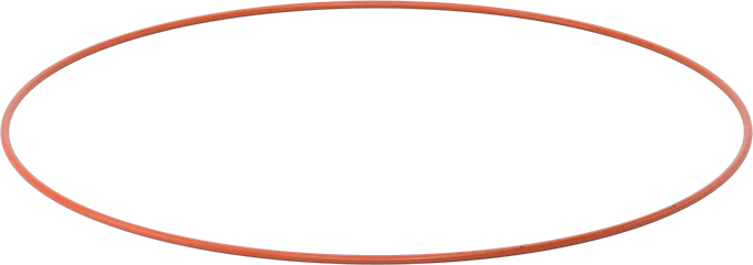 Yüksek Sıcaklık Silikon O-Ring, 1/4 Kesirli Genişlik, Dash Numarası 473