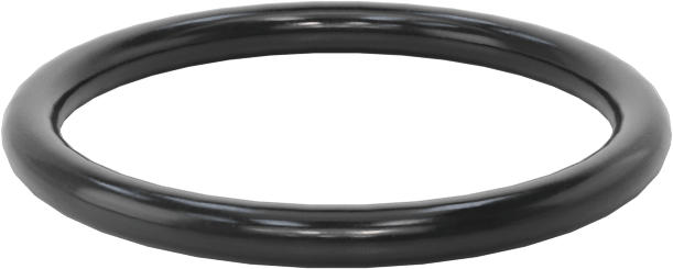 Kimyasala Dayanıklı Viton® Floroelastomer O-Ring, Yüksek Basınç, 1/16 Kesirli Genişlik, Dash No. 017