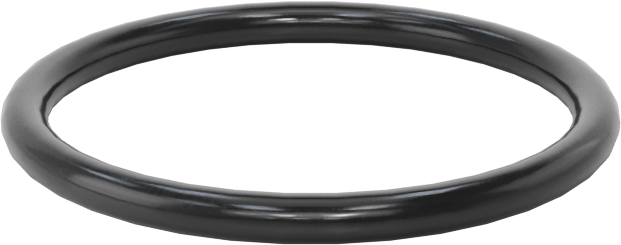 Kimyasala Dayanıklı Viton® Floroelastomer O-Ring, Yüksek Basınç, 1/16 Kesirli Genişlik, Dash No. 019