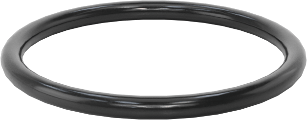 Kimyasala Dayanıklı Viton® Floroelastomer O-Ring, Yüksek Basınç, 1/16 Kesirli Genişlik, Dash No. 020