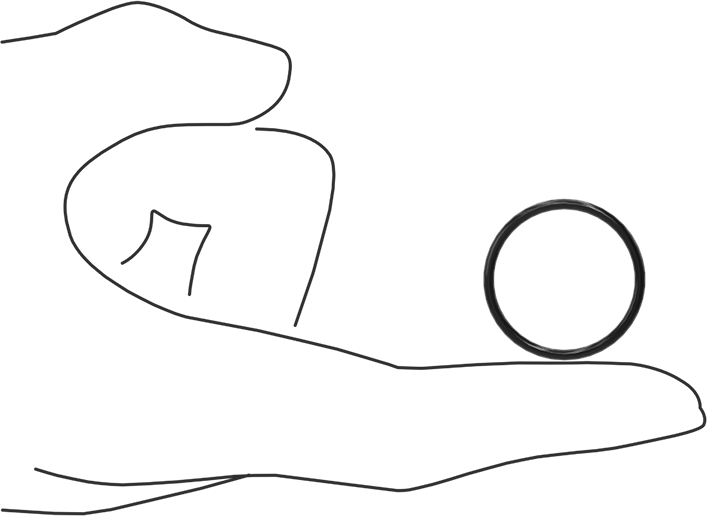 Kimyasala Dayanıklı Viton® Floroelastomer O-Ring, Yüksek Basınç, 1/16 Kesirli Genişlik, Dash No. 021