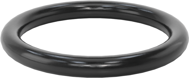 Kimyasala Dayanıklı Viton® Floroelastomer O-Ring, Yüksek Basınç, 1/8 Kesirli Genişlik, Dash Numarası 215