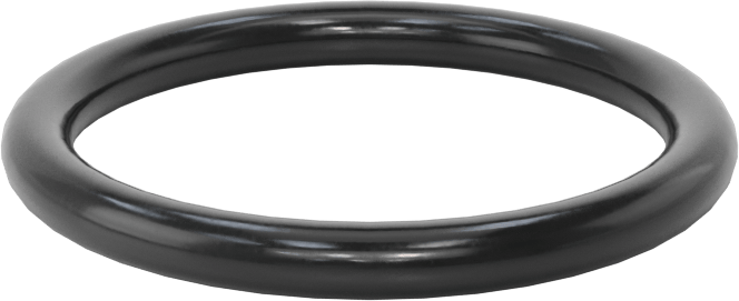 Kimyasala Dayanıklı Viton® Floroelastomer O-Ring, Yüksek Basınç, 1/8 Kesirli Genişlik, Dash Numarası 217