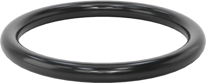 Kimyasala Dayanıklı Viton® Floroelastomer O-Ring, Yüksek Basınç, 1/8 Kesirli Genişlik, Dash Numarası 219