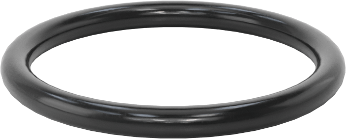 Kimyasala Dayanıklı Viton® Floroelastomer O-Ring, Yüksek Basınç, 1/8 Kesirli Genişlik, Dash Numarası 220