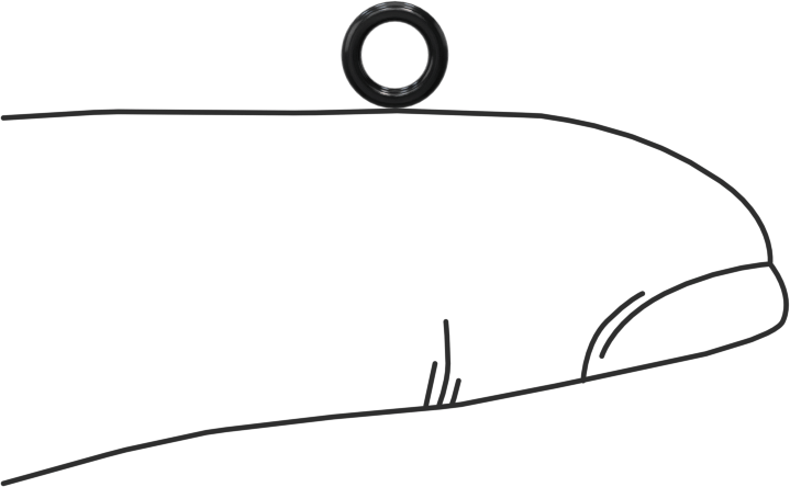 Yağa Dayanıklı Buna-N O-Ring, 1 mm Genişlik, 3.3 mm İç Çap