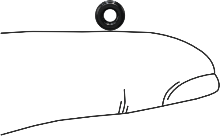 Yağa Dayanıklı Buna-N O-Ring, 1.6 mm Genişlik, 2.2 mm İç Çap