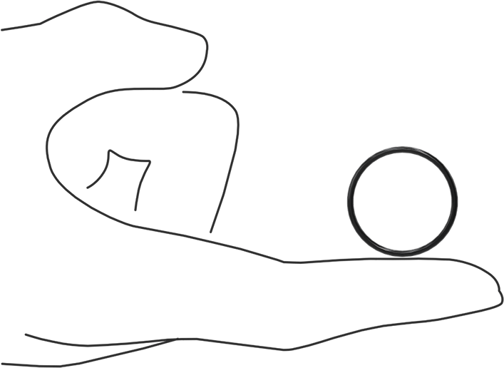 Yağa Dayanıklı Buna-N O-Ring, 1.5 mm Genişlik, 23 mm İç Çap