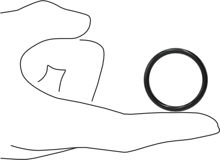 Yağa Dayanıklı Buna-N O-Ring, 3 mm Genişlik, 28.5 mm İç Çap