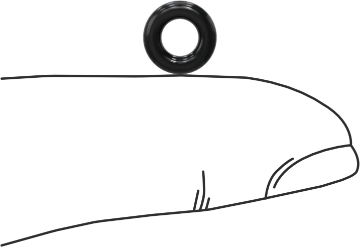 Yağa Dayanıklı Buna-N O-Ring, 2 mm Genişlik, 4 mm İç Çap