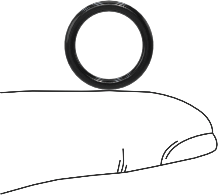 Yağa Dayanıklı Buna-N O-Ring, 2 mm Genişlik, 12 mm İç Çap