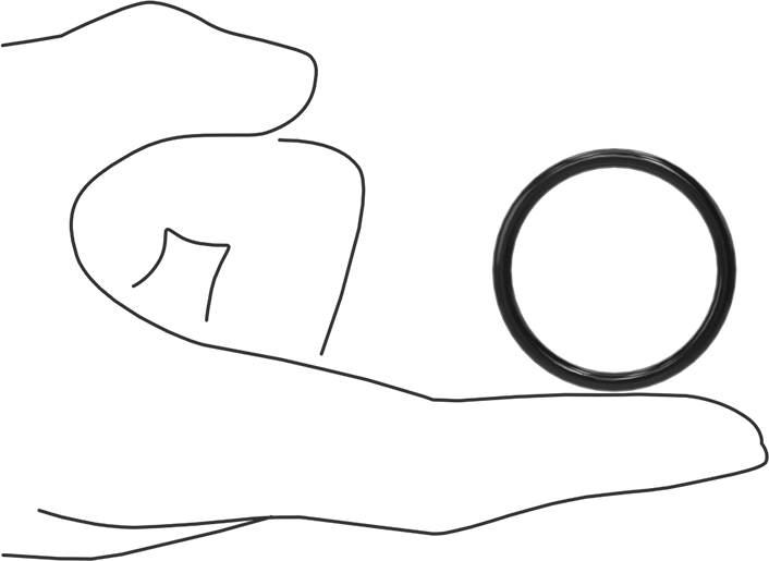 Yağa Dayanıklı Buna-N O-Ring, 3 mm Genişlik, 31.5 mm İç Çap